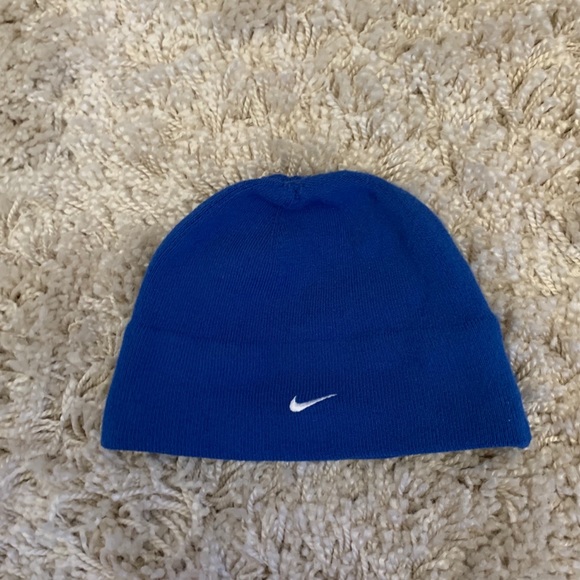 nike blue beanie